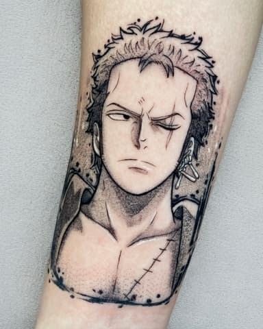 Hero background image Tattoo Zoro